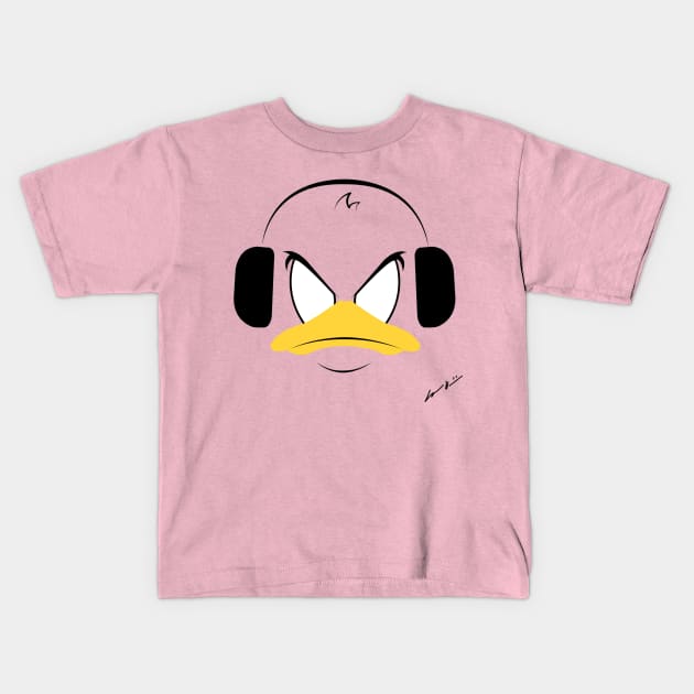 Team Ragtag Minimalist Gaming Duck Kids T-Shirt by Ragtagriot